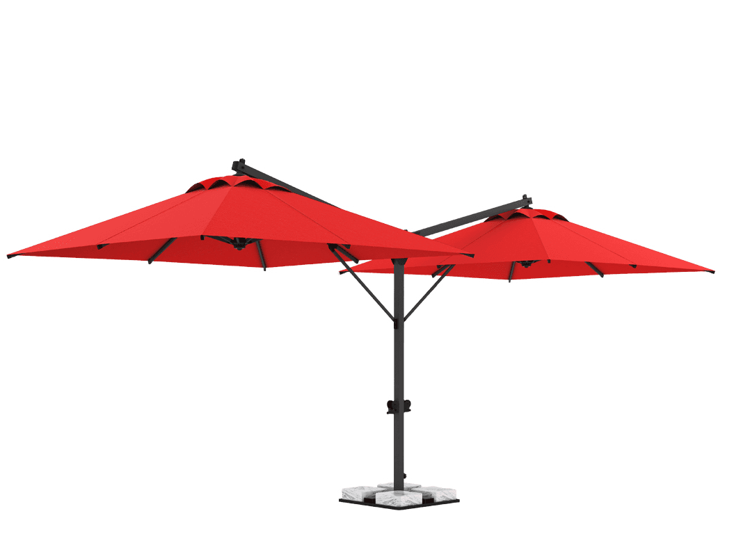 T-Model Dubbele Parasol