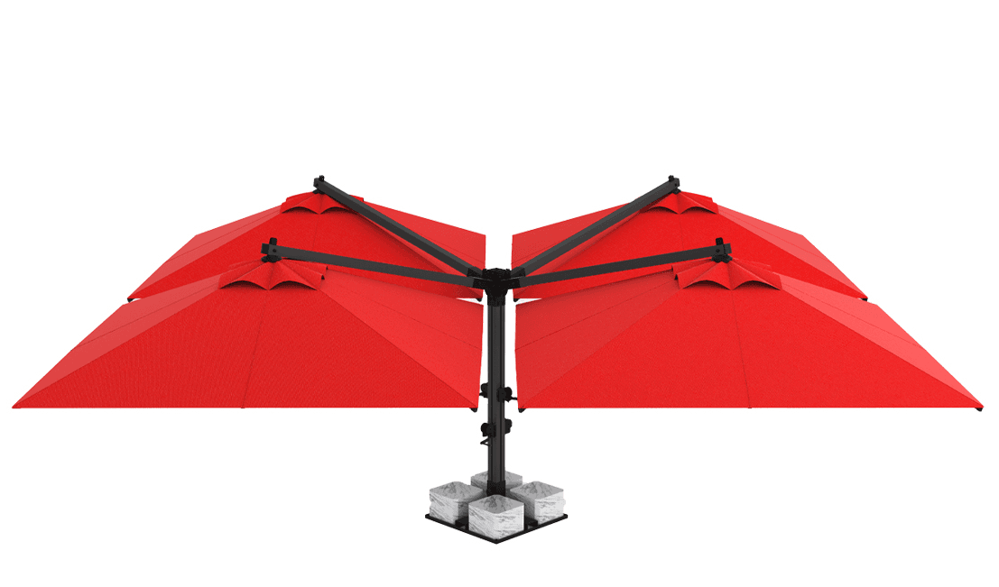 Vierzijdige Mega Parasol